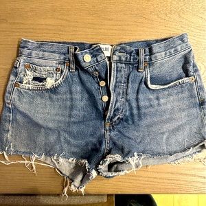 Agolde denim cutoffs NWOT